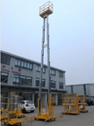 10 метров подъема алюминиевого воздушного рангоута двойника рабочей платформы вертикального