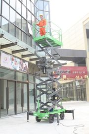 Manual Pushing Mobile Scissor Lift Table Aerial Work Platform 500kg 12m