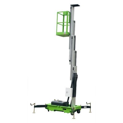 Single Mast Aerial Work Platform Vertical Lift