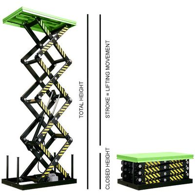 Customizable Hydraulic Stationary Vertical Lift Table For warehouses construction
