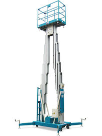 Double Mast 8m Platform Height Aluminum Construction Work Platform for Hotels, Lobby