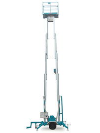 Double Mast 8m Platform Height Aluminum Construction Work Platform for Hotels, Lobby