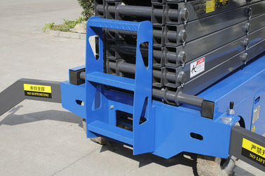 6m Height Mobile Scissor Lift with Motorized Device of Loading Capacity 300kg