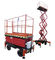 7.5 Meters Small Vertical Electric Scissor Manlift with Antiskid Checkered Plate